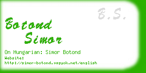 botond simor business card